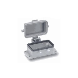 Embase encastrée 10B, Aluminium moulé sous pression, Alliage de zinc moulé, IP65, Sortie basse